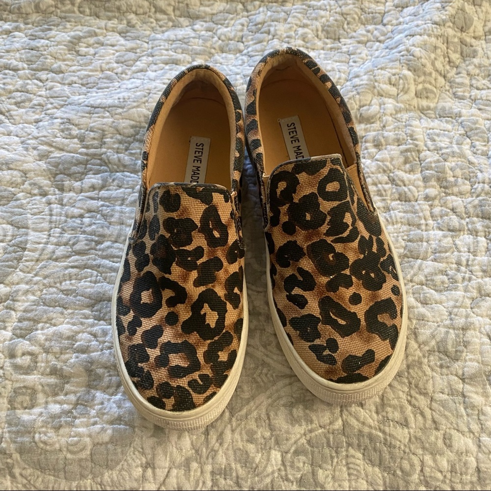 Steve Madden Leopard Sneaker Flats